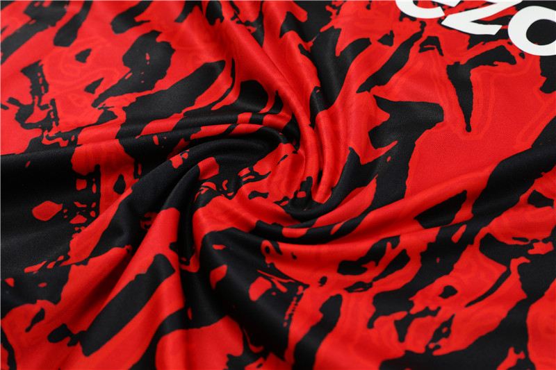 Manchester United 23-24 Long Sleeve Training Set -Red Camouflage
