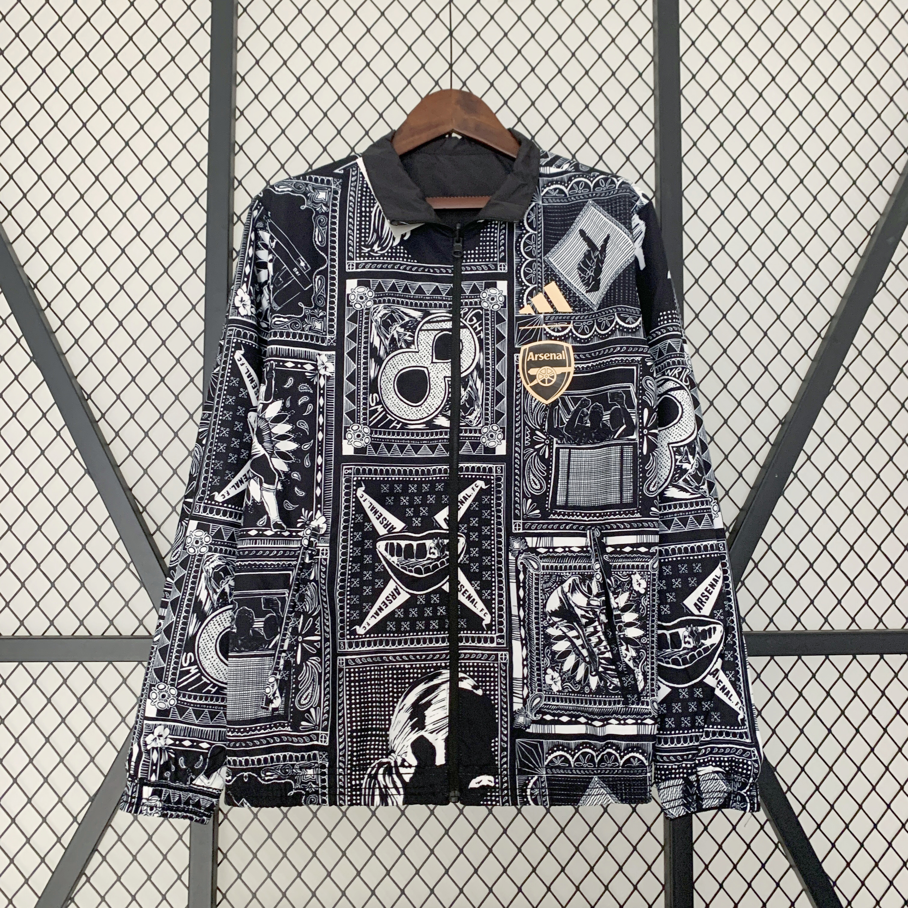 Arsenal x I-a-n.W-r-i-g-h-t Limited Edition 23-24 Player Reversible Windbreaker