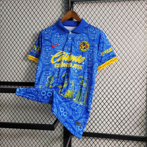 América 23-24 Blue Special Editon Polo Shirt - Fans Version