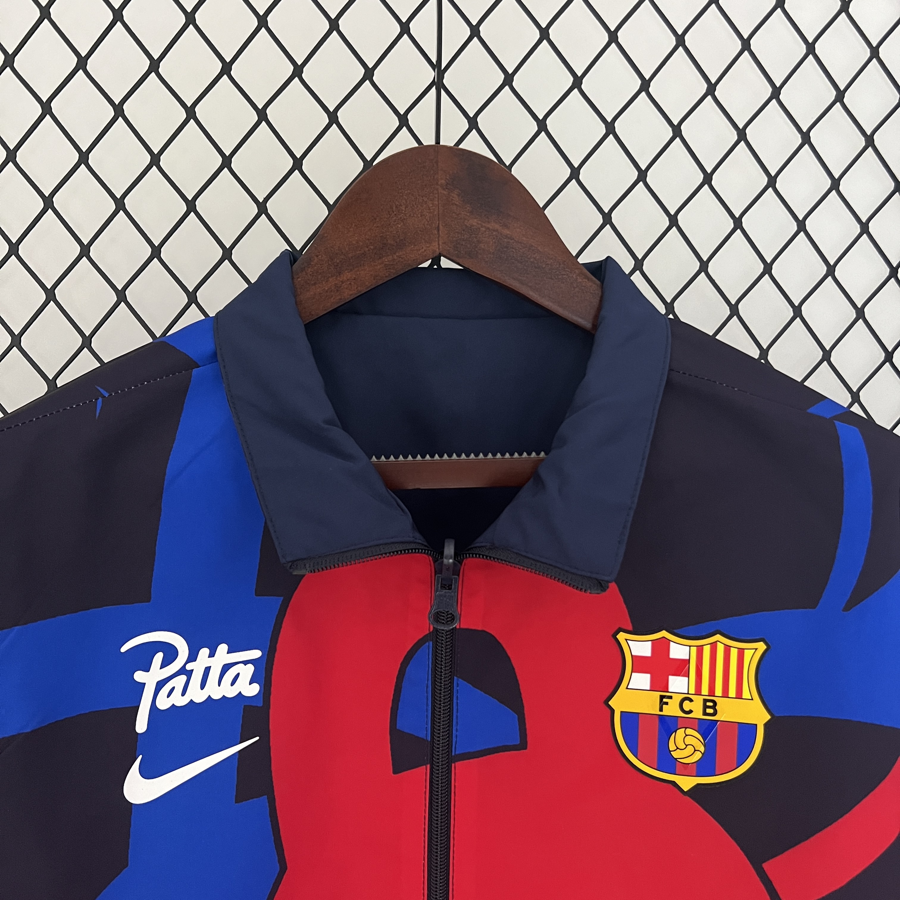B.A.R.S.A 23-24 Double Sided Windbreaker - Blue & Red