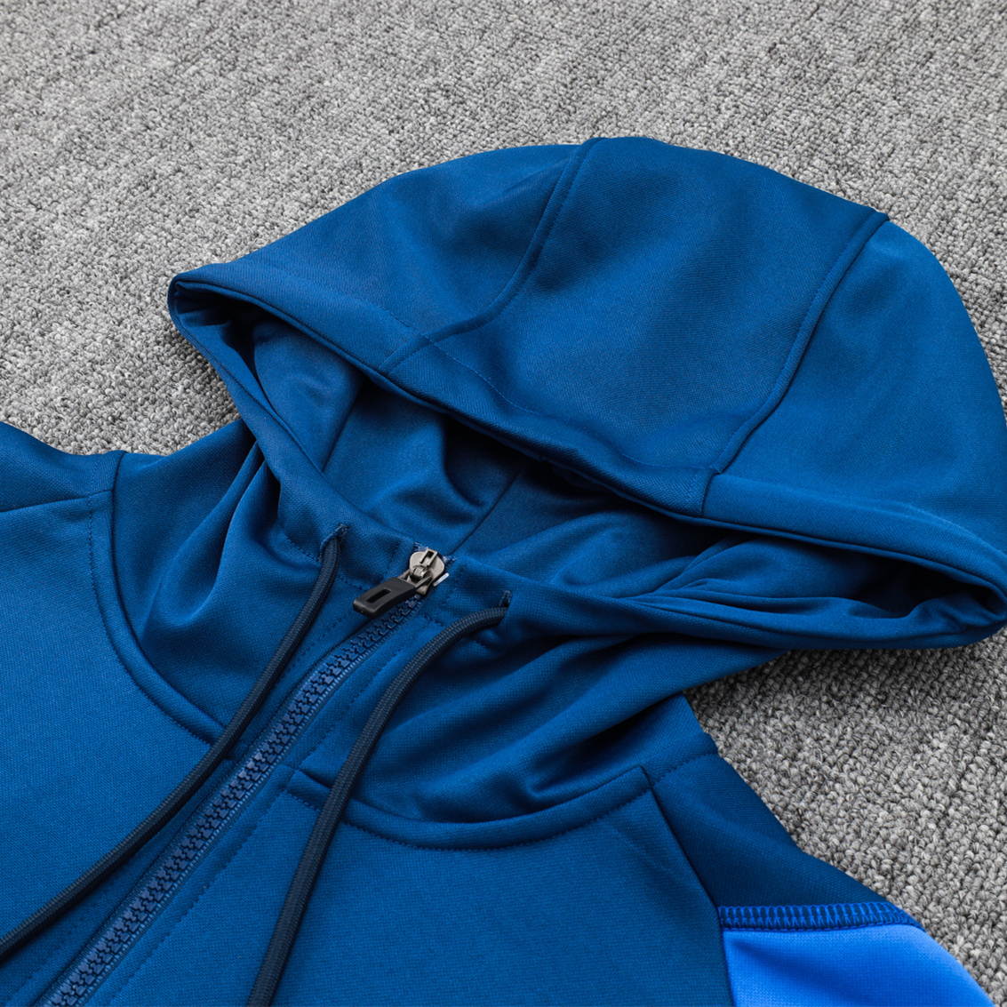 Manchester United 23-24 Men's Training Hoodie + Pants - Blue