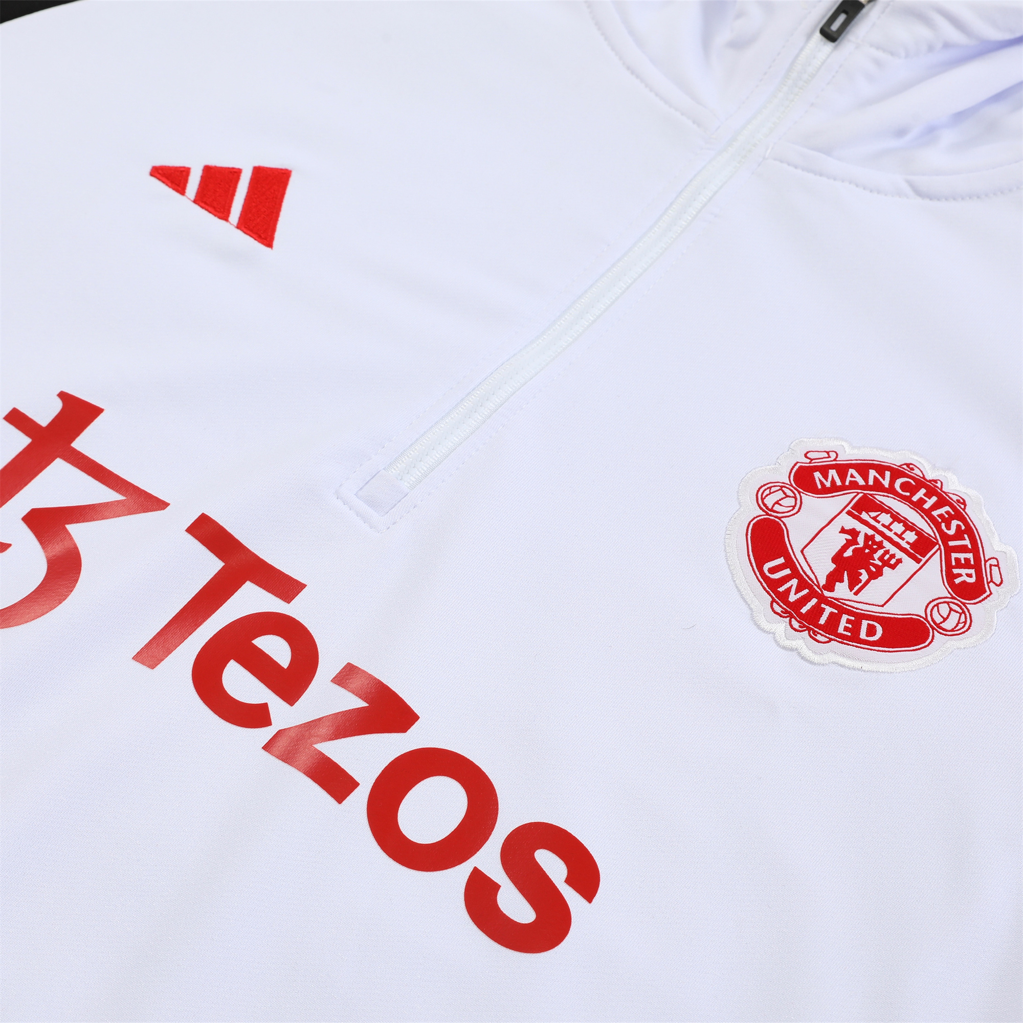 Manchester United 23-24 Men's Training Hoodie + Pants - White