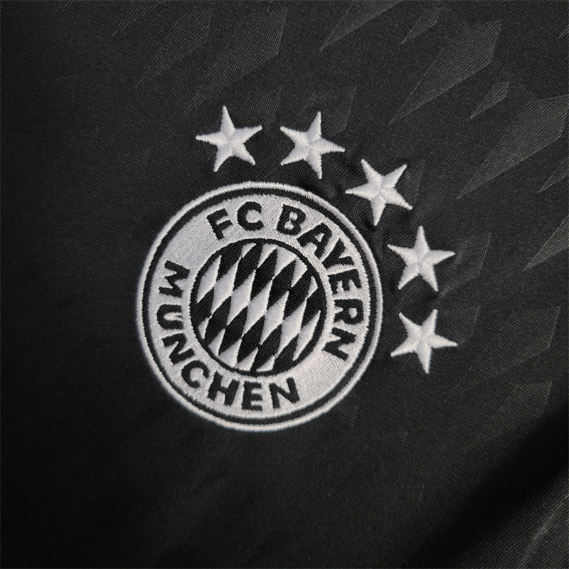 23-24 Bayern Munich Black Jersey Fans Jersey - Goalkeeper
