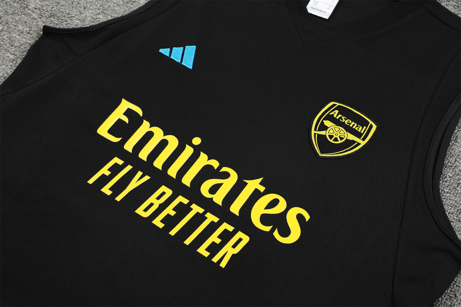 Arsenal 23-24 Player Vest Training Set Black