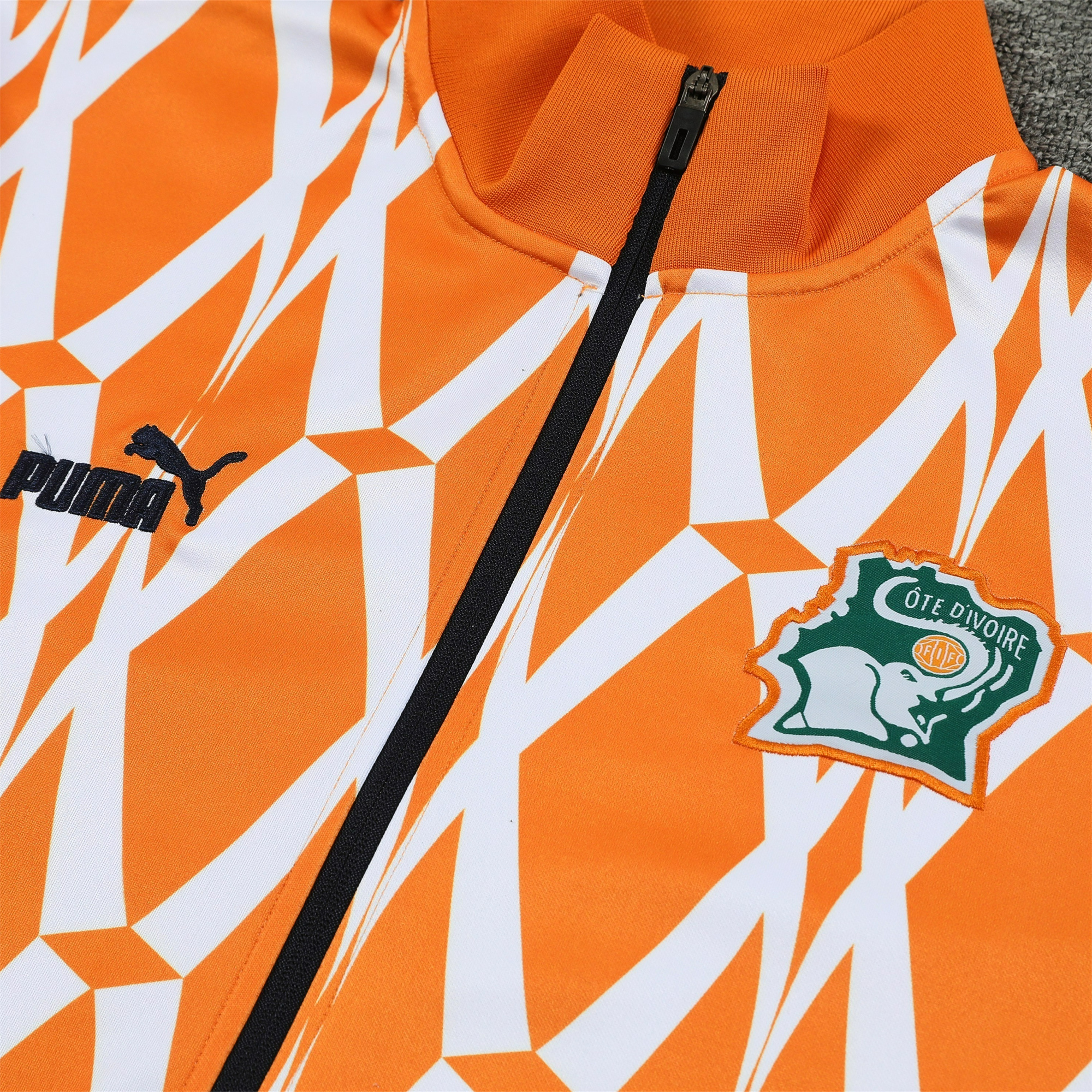 Cote d'Ivoire 23-24 Jacket Training Tracksuit - Orange