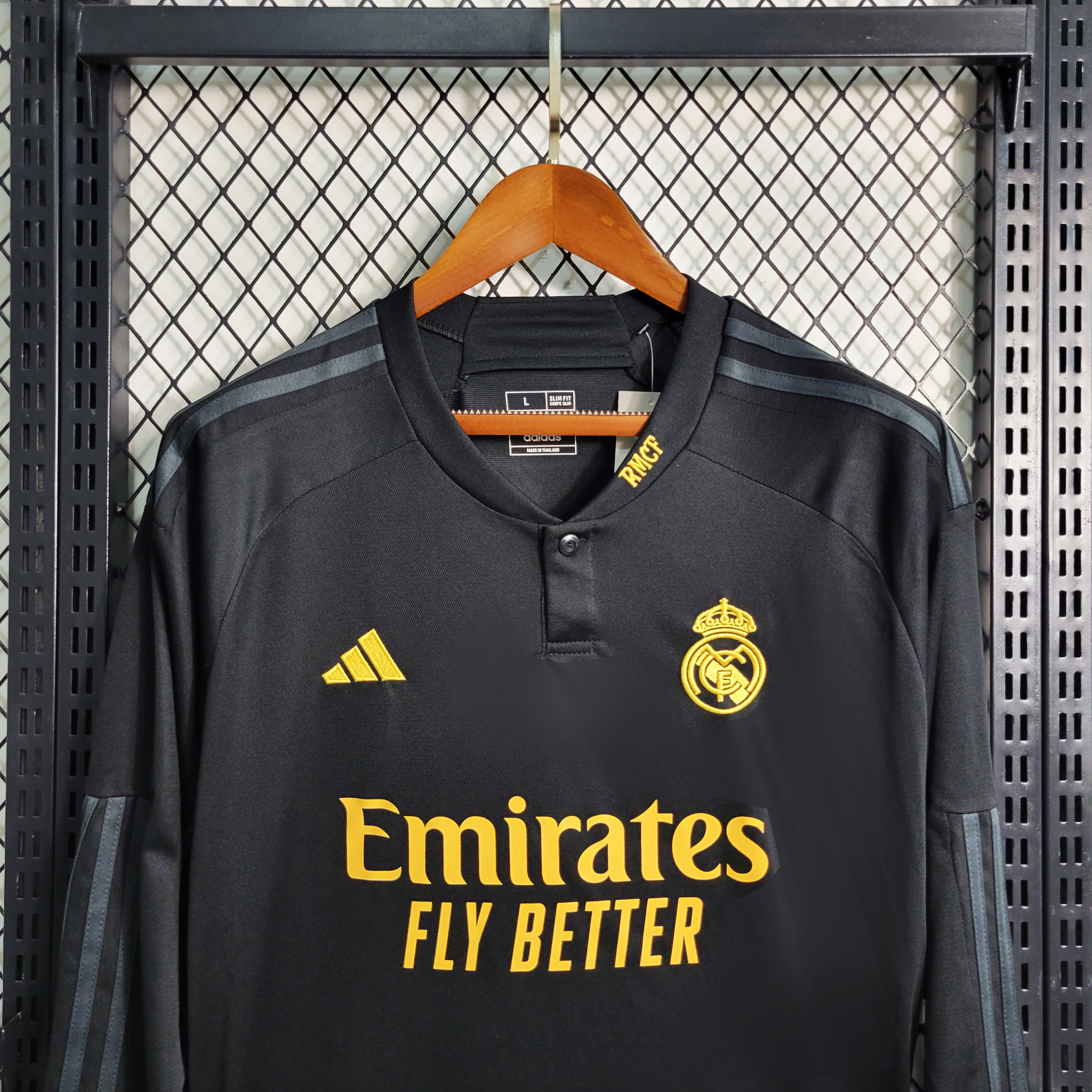Real Madrid 23-24 Third Away Long Sleeve Jersey - Fans Version