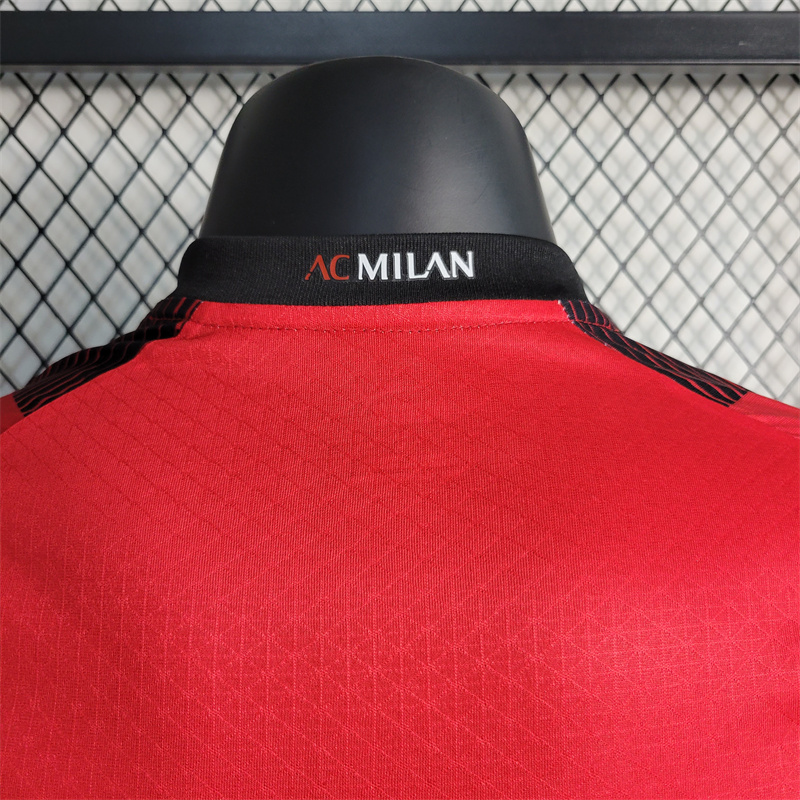 AC Milan 23-24 Home Stadium Jersey - Player Version