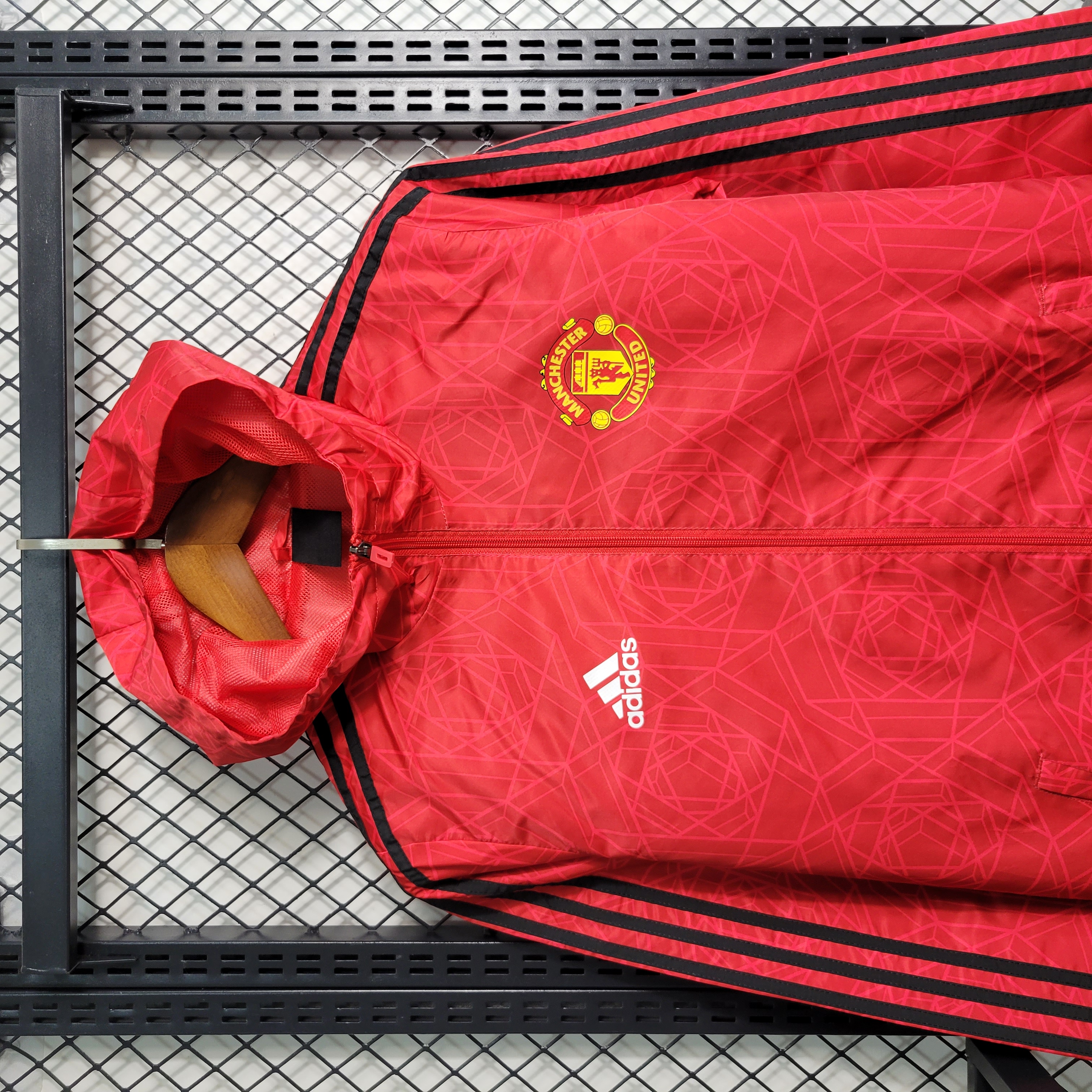 Manchester United 23-24 DNA Windbreaker Jacket - Red