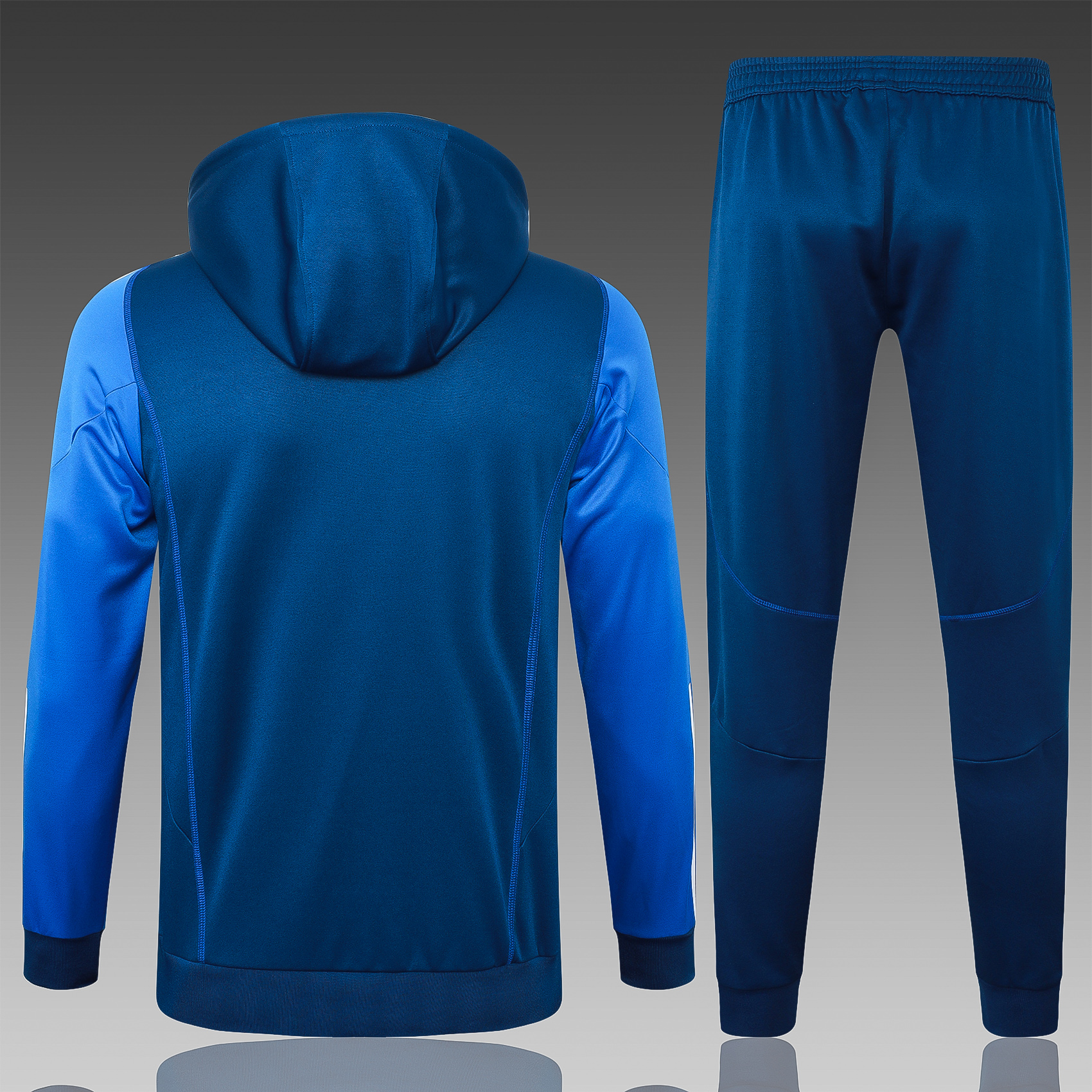 Manchester United 23-24 Men's Training Hoodie + Pants - Blue