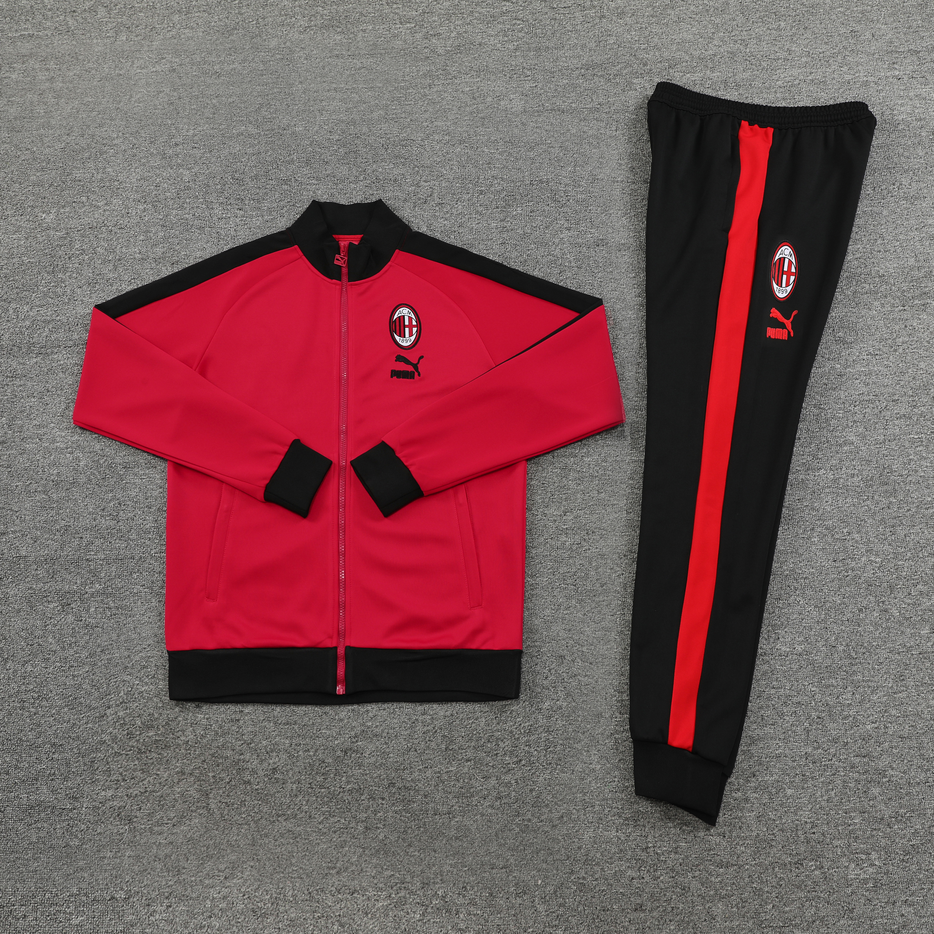 23-24 AC Milan Red Jacket Suit