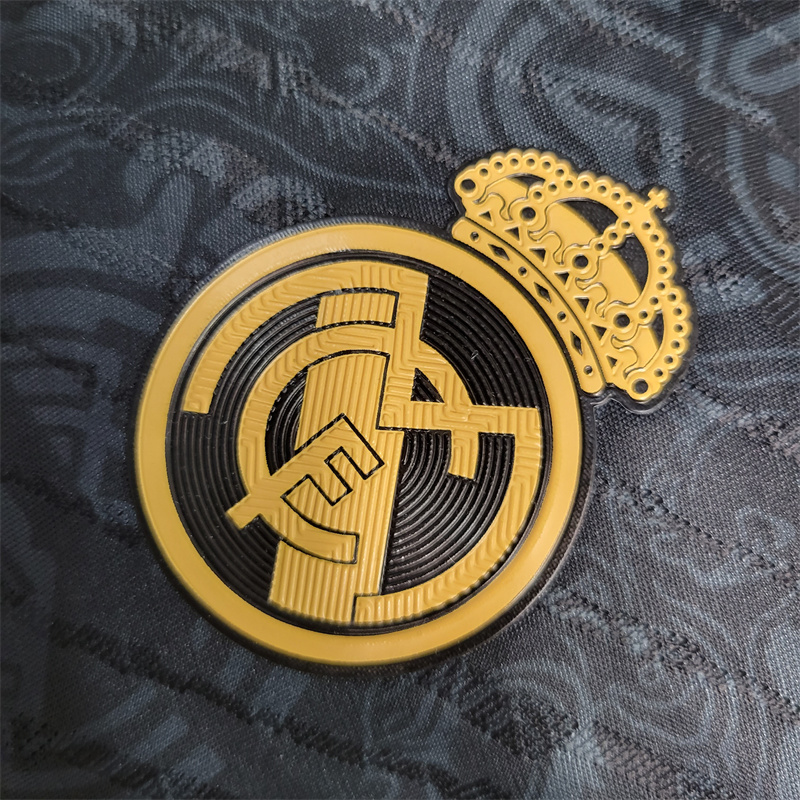 23/24 Real Madrid Away Stadium Jersey Black - Player Version