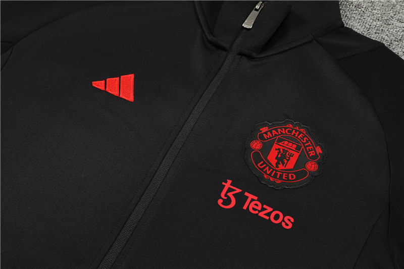 Manchester United 23-24 Jacket Training Tracksuit - Black