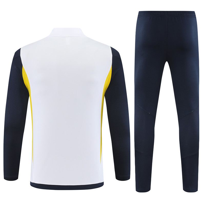 Real Madrid 23-24 Long Sleeve Training Set -White
