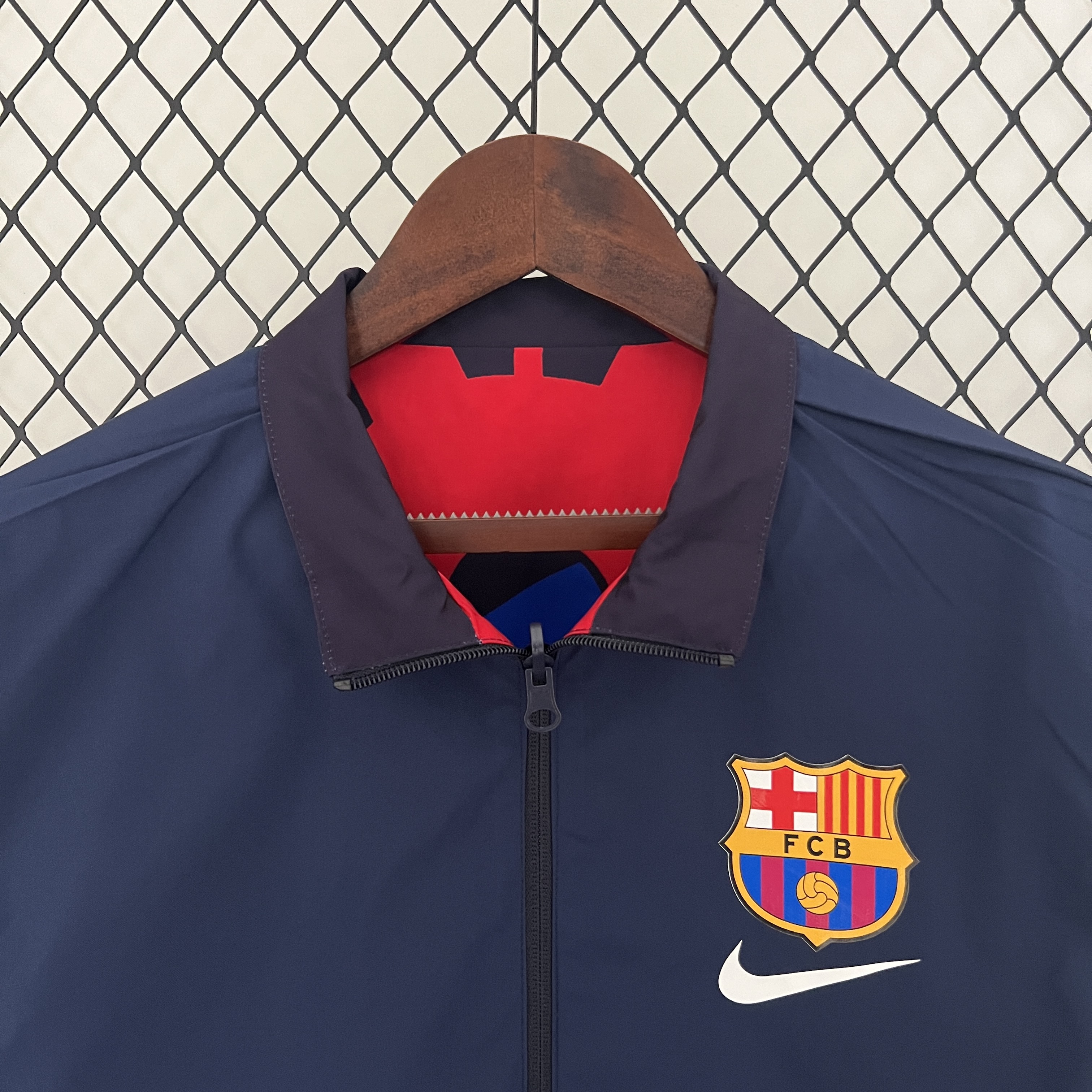 B.A.R.S.A 23-24 Double Sided Windbreaker - Blue & Red
