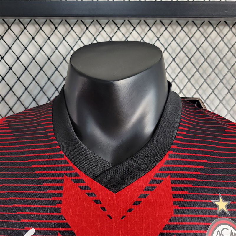 AC Milan 23-24 Home Stadium Jersey - Player Version