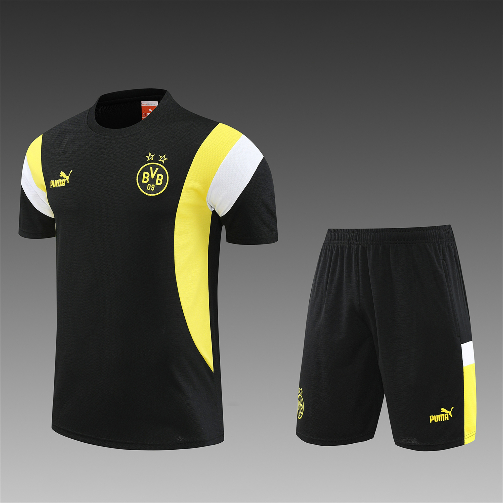 Dortmund 23-24 Short-Sleeve Training Set - Black