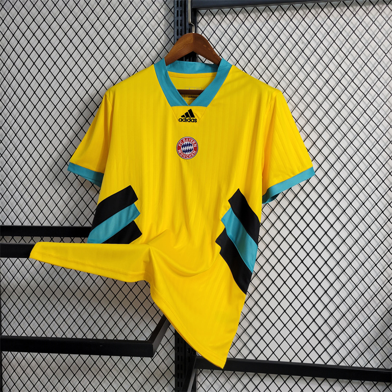 23/24 Bayern Munich Jersey Yellow Icon - Fans Version
