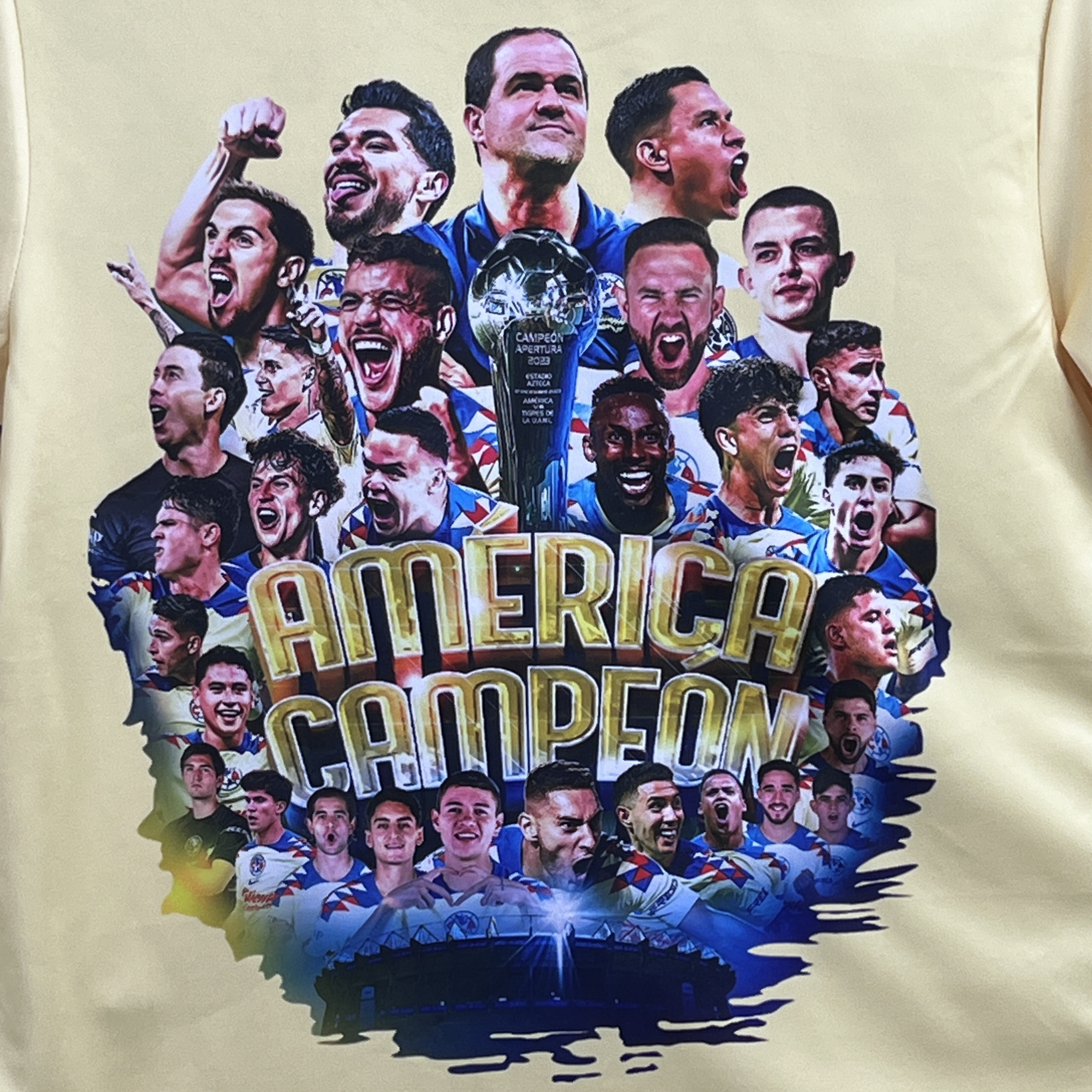 América 23-24 Champion Commemorative Edition Jersey - Fans Version - Yellow