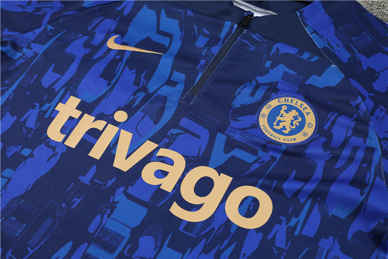 Che 23-24 Long Sleeve Training Set -Blue Camouflage