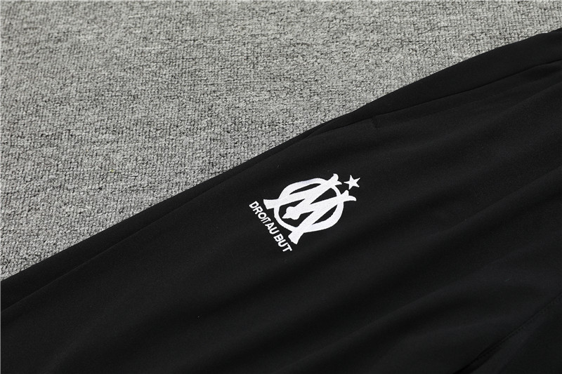 Marseille 23-24 Long Sleeve Training Set -Black and White