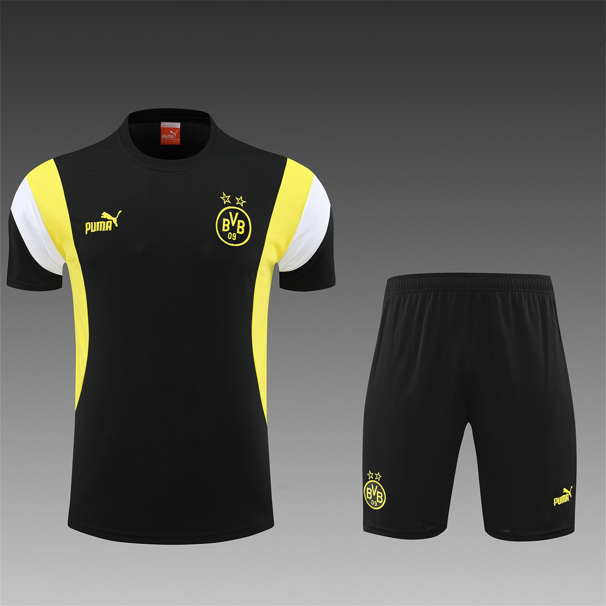 Dortmund 23-24 Short-Sleeve Training Set - Black