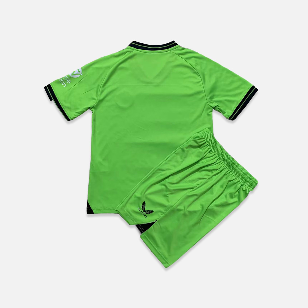 Aston Villa 23-24 Green Goalkeeper Jersey Set - Fans Version