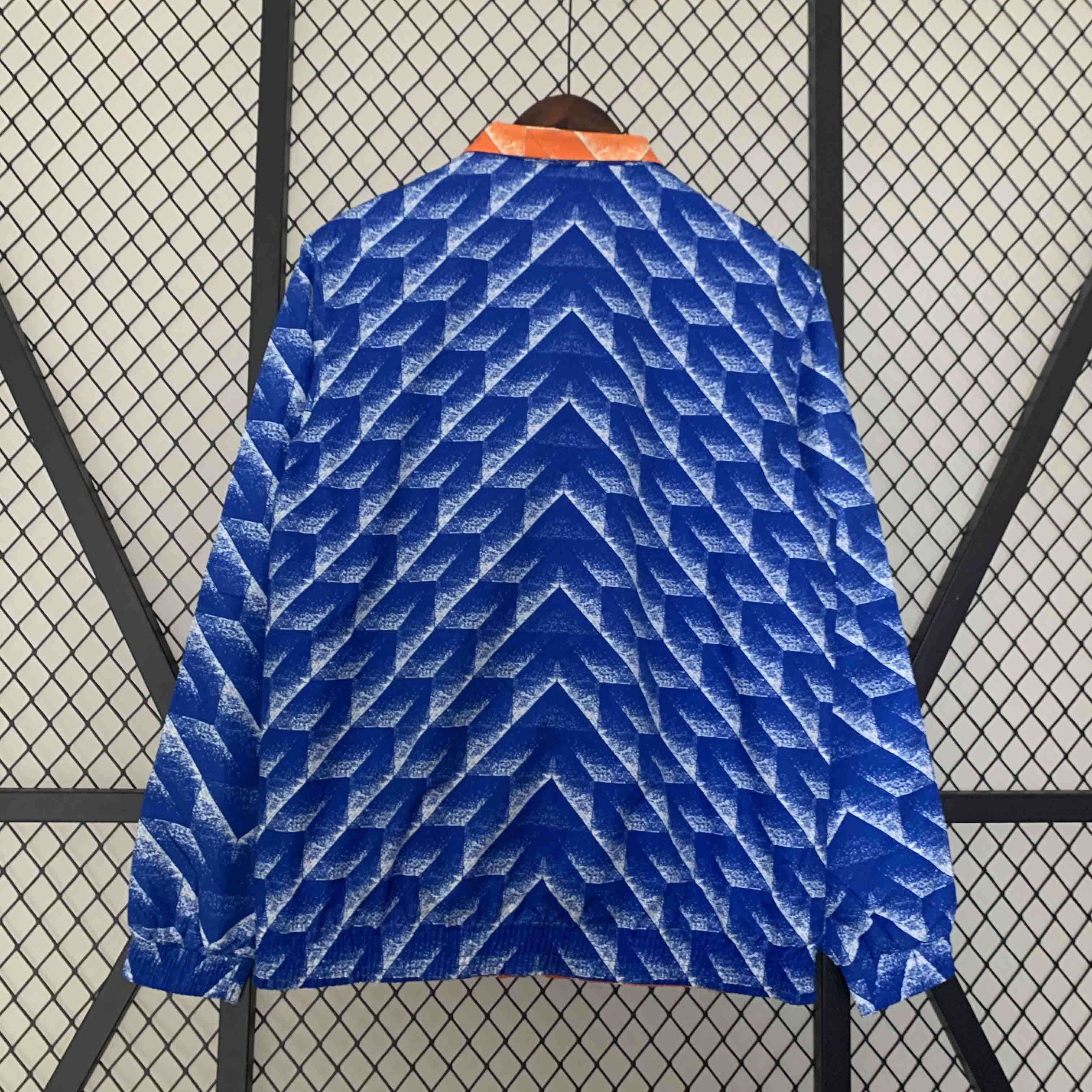 Netherlands 23-24 Double Sided Windbreaker - Orange & Blue