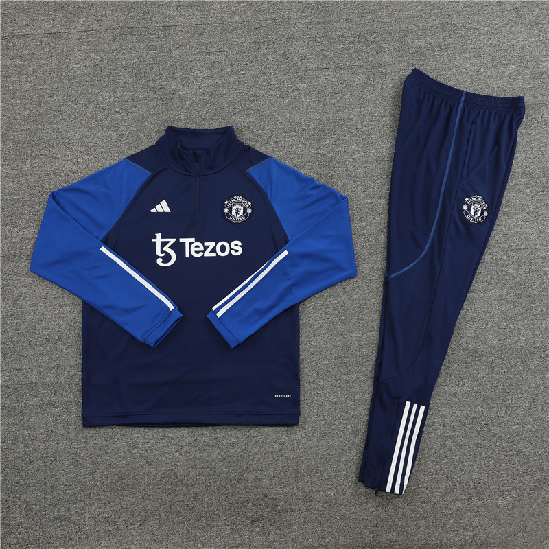 Manchester United 23-24 Long Sleeve Training Set -Blue