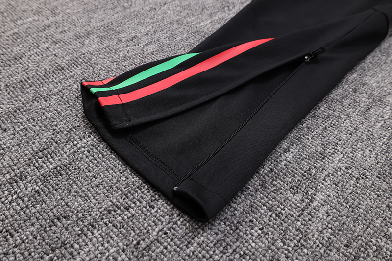 Manchester United 23-24 Kids Long Sleeve Training Set White and Red