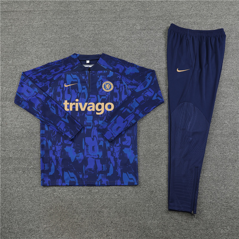 Che 23-24 Long Sleeve Training Set -Blue Camouflage