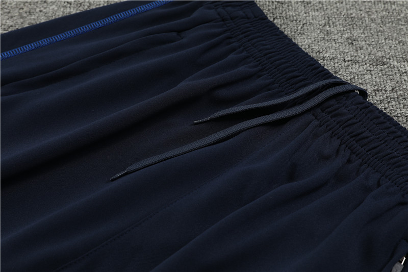 Algeria 23-24 Kids Long Sleeve Training Set Black and Blue