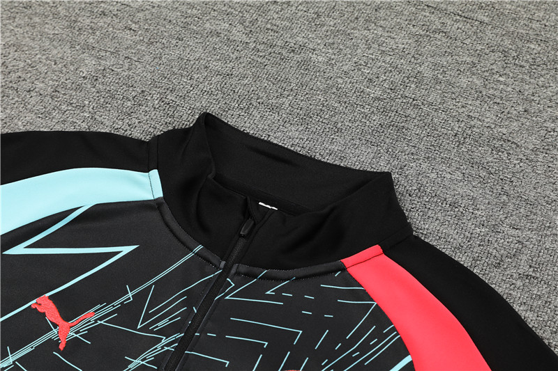 Manchester City 23-24 Long Sleeve Training Set -Black Camouflage