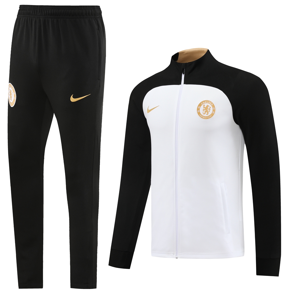 Che 23-24 Jacket Training Tracksuit - Black and White