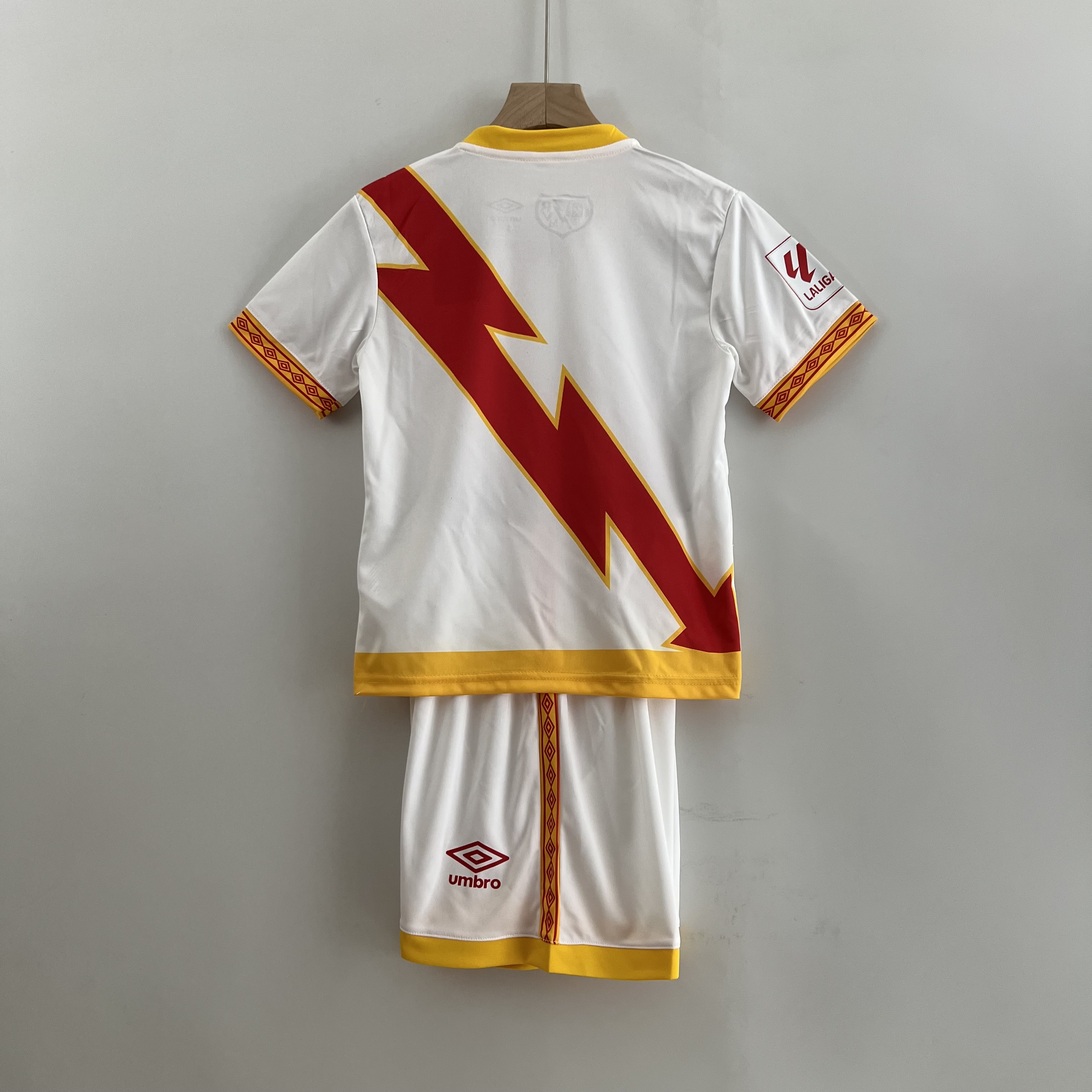 Rayo Vallecano 23-24 Home Stadium Kids Kit