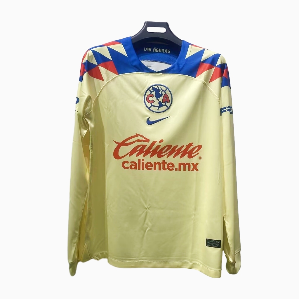 América 23-24 Home Stadium Long Sleeve Jersey - Fans Version