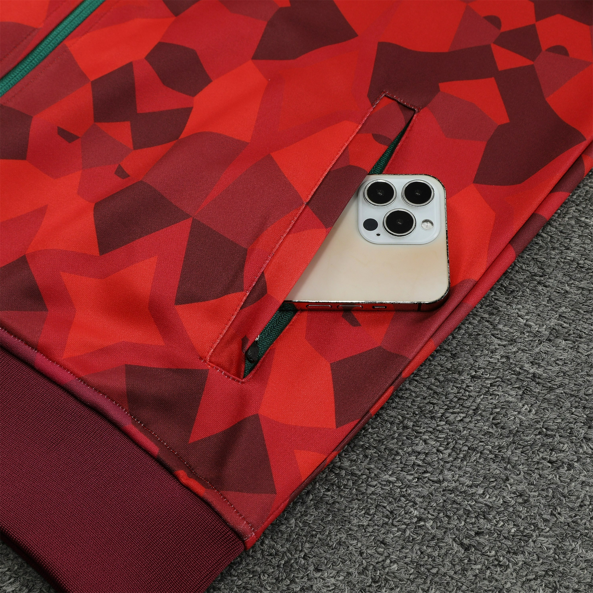 Morocco 23-24 Jacket Training Tracksuit - Red