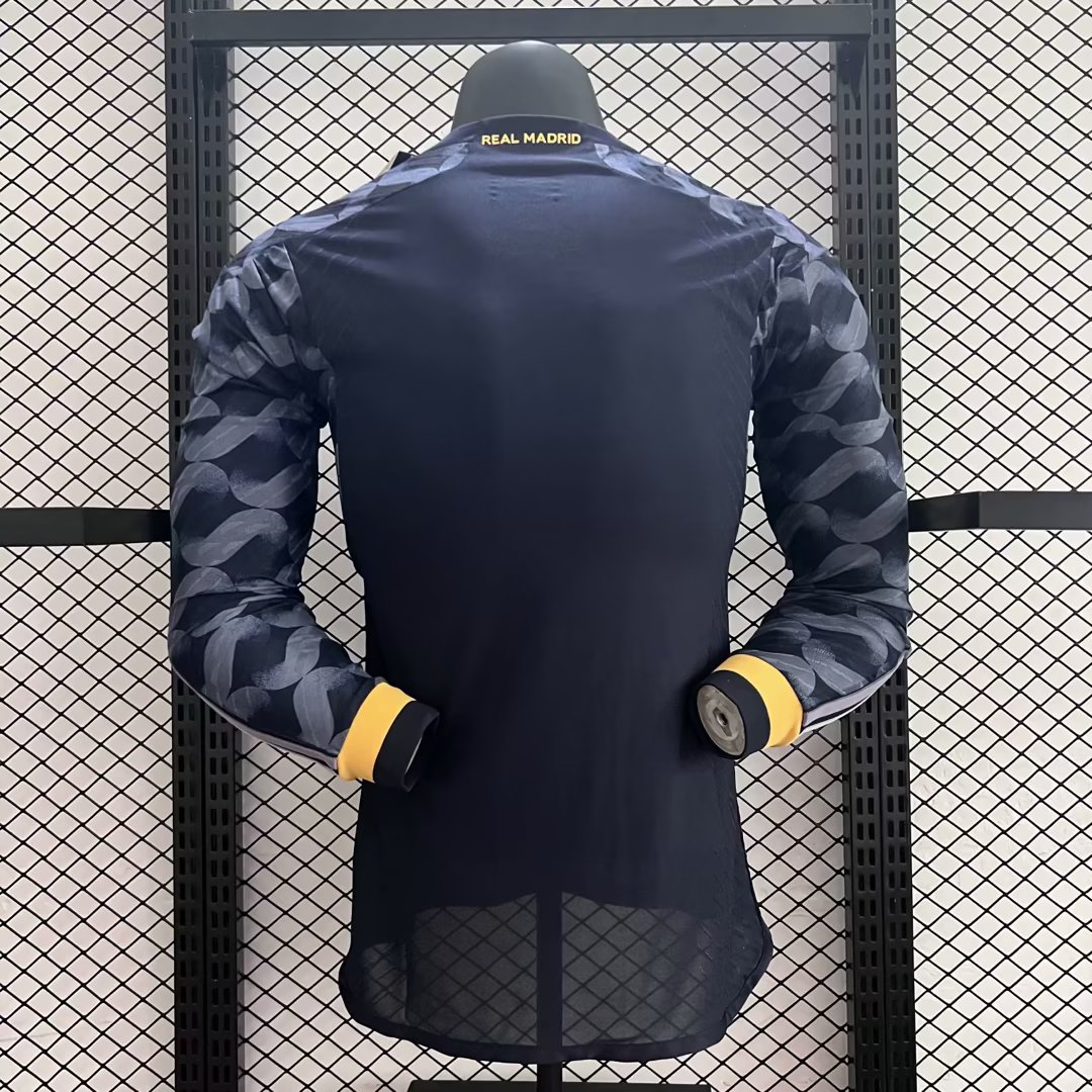 Real Madrid 23-24 Away Long Sleeve Jersey - Player Version