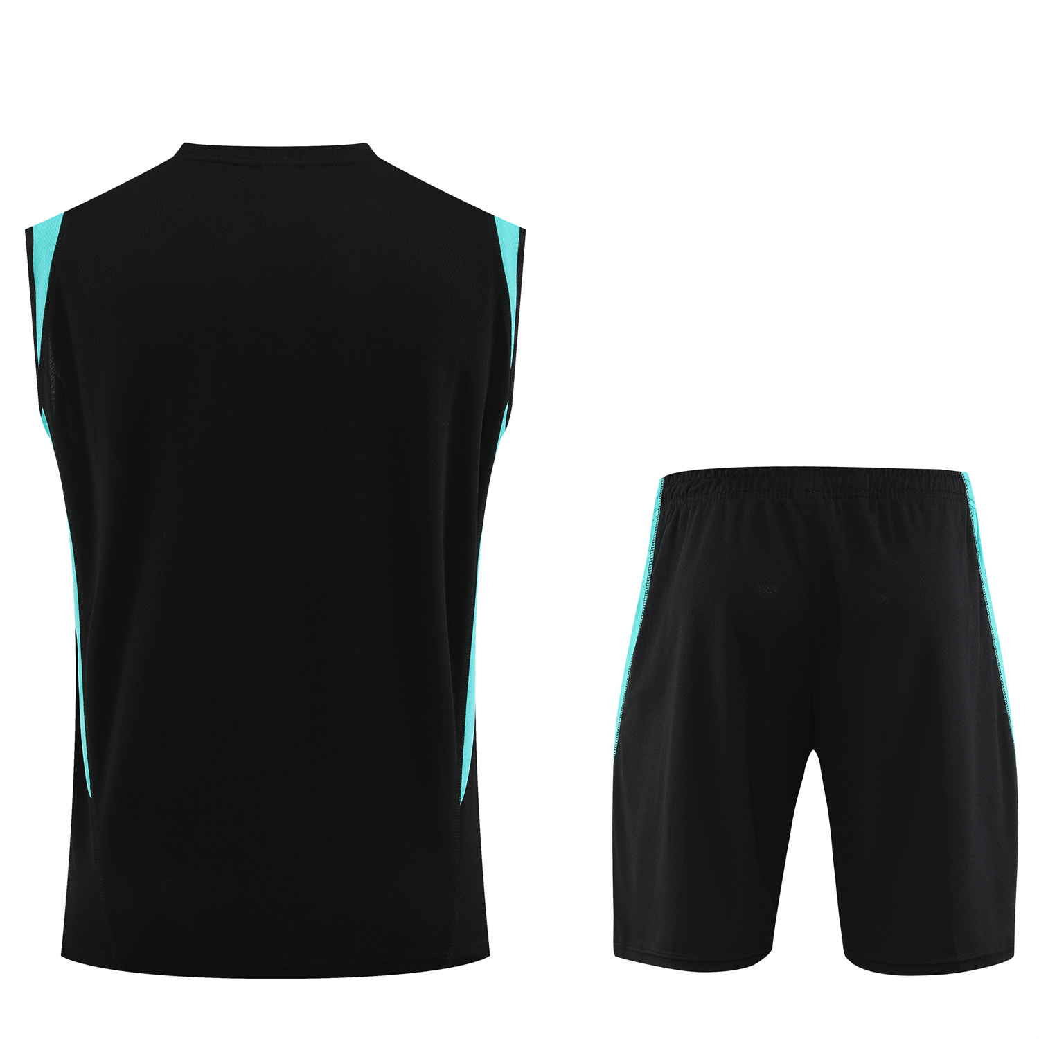 Manchester United 23-24 Black Player Vest Training Set