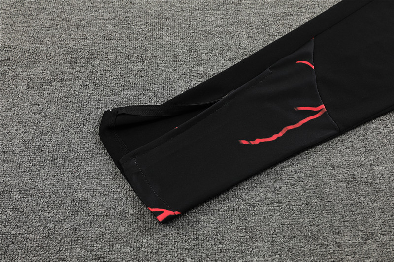 Manchester City 23-24 Long Sleeve Training Set - Orange Red