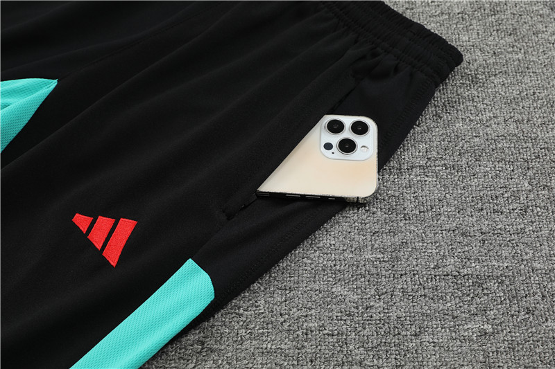 Manchester United 23-24 Kids Long Sleeve Training Set Green