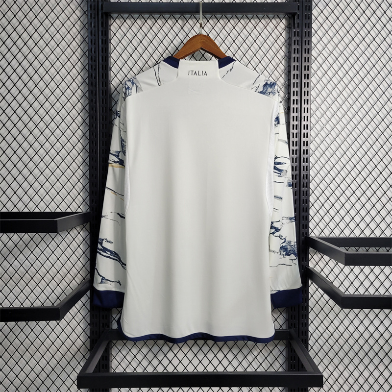 Italy 23-24 Away Long Sleeve Jersey - Fans Version