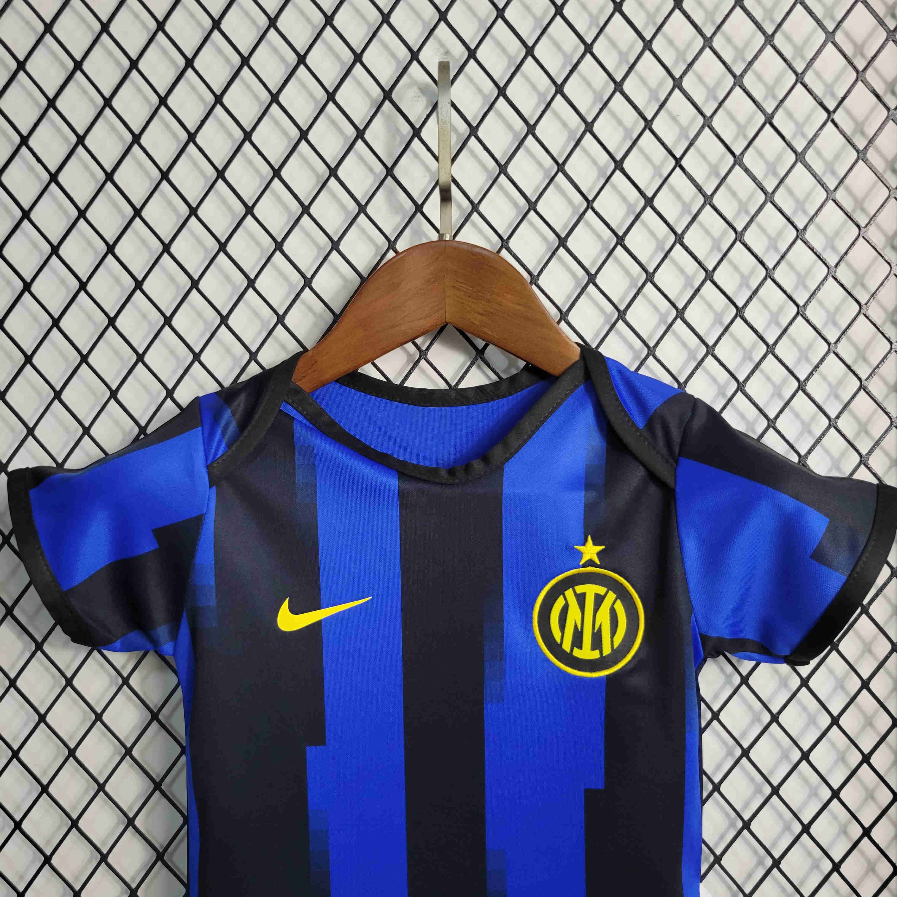 23-24 Inter Milan Home Baby Crawling Suit