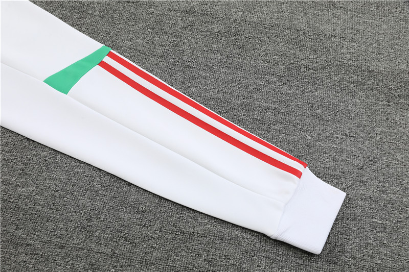 Manchester United 23-24 Jacket Training Tracksuit -White and Black