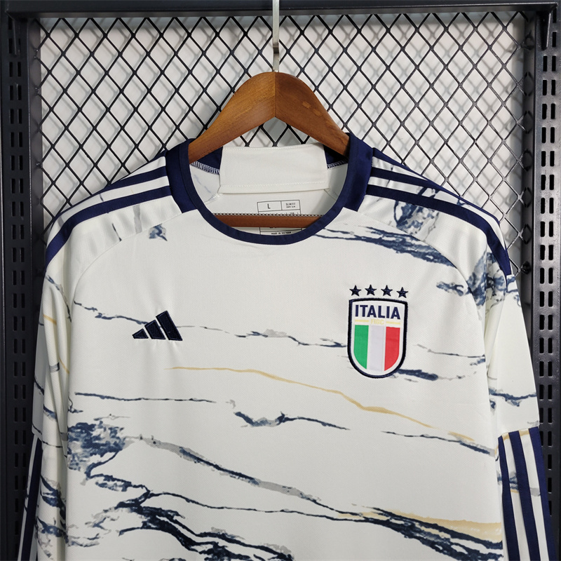 Italy 23-24 Away Long Sleeve Jersey - Fans Version