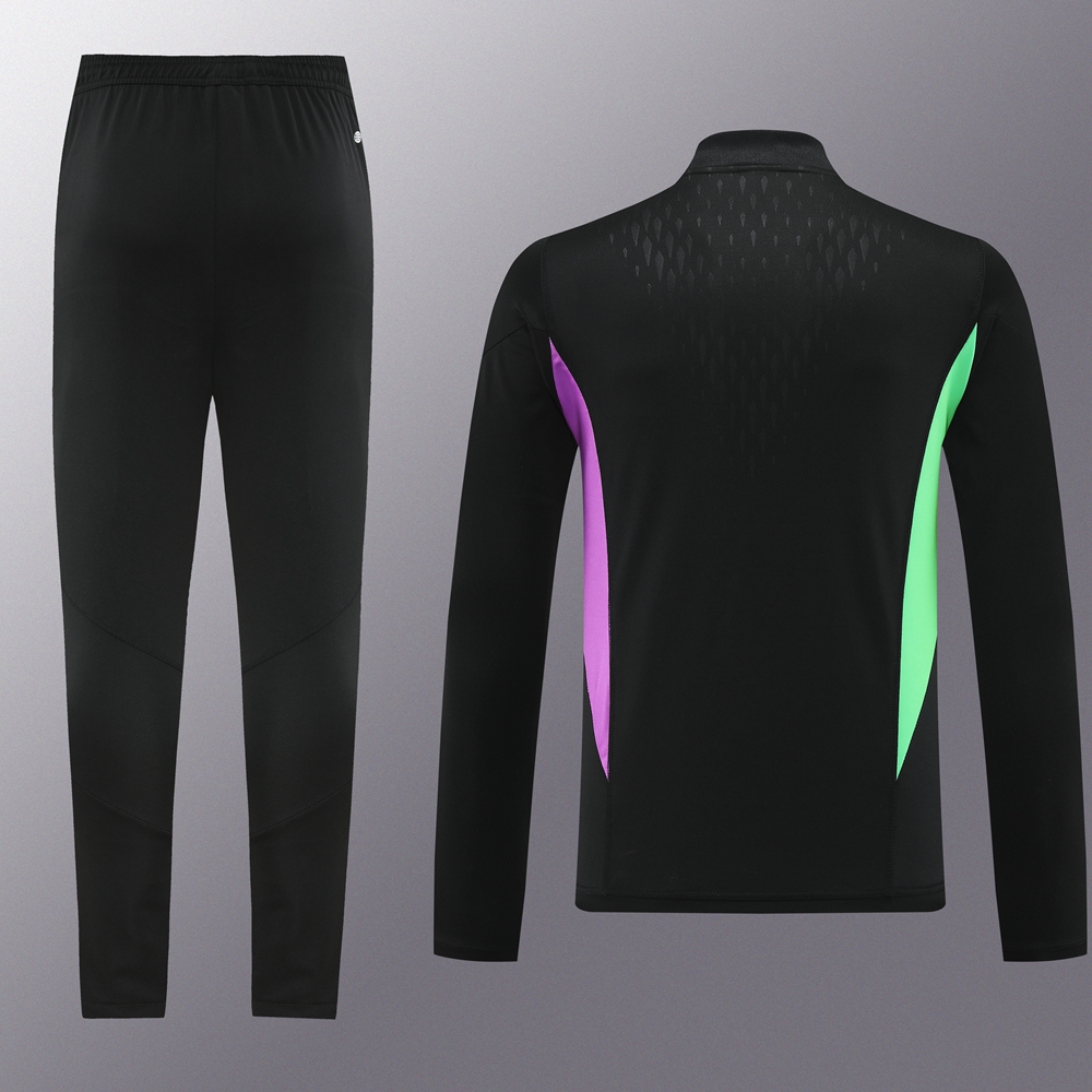 Bayern Munich 23-24 Long Sleeve Training Set - Black (No chest advertising)