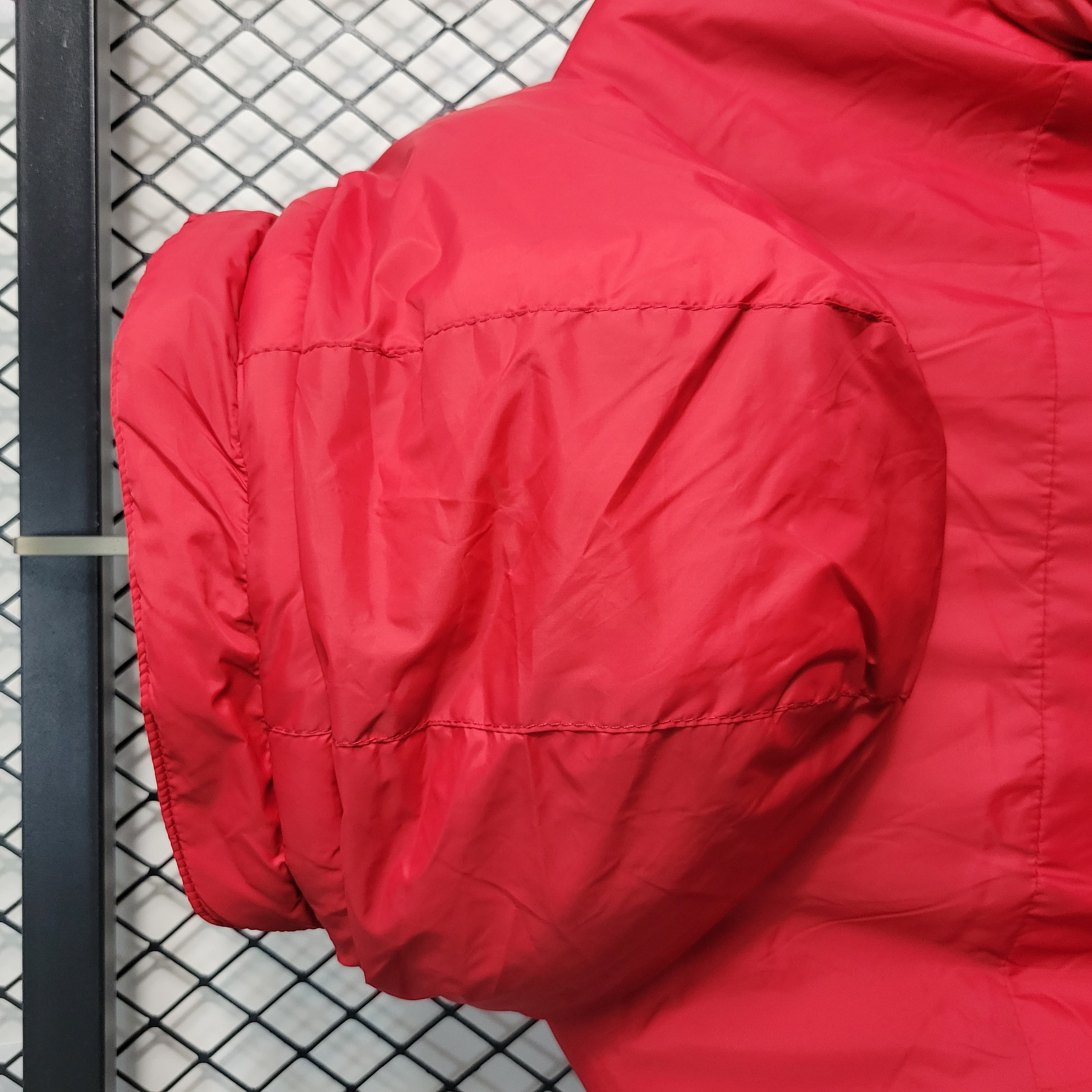 AC Milan 23-24 Men's Hooded Thermal Cotton Jacket - Red