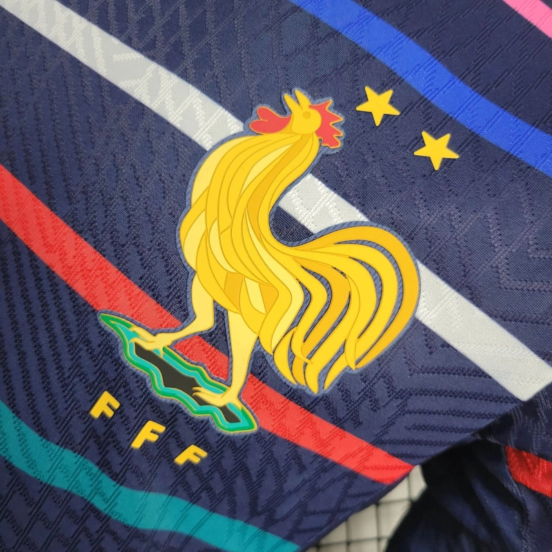 France 2024 Stripe Training Jersey - Player Version