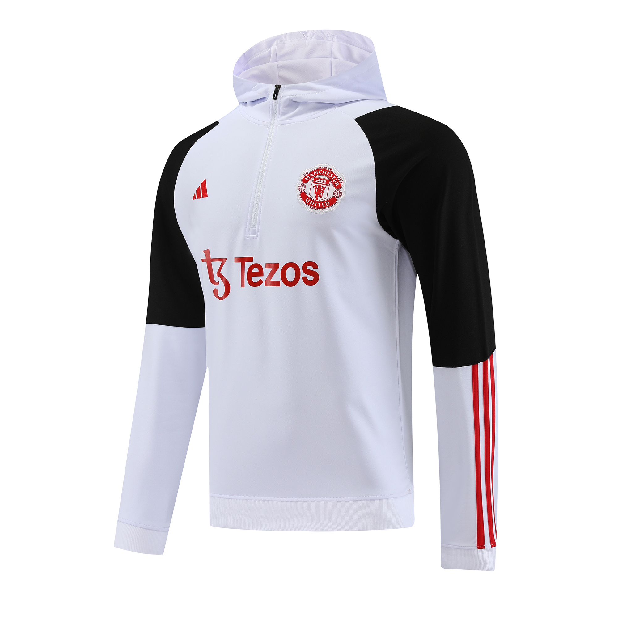 Manchester United 23-24 Men's Training Hoodie + Pants - White
