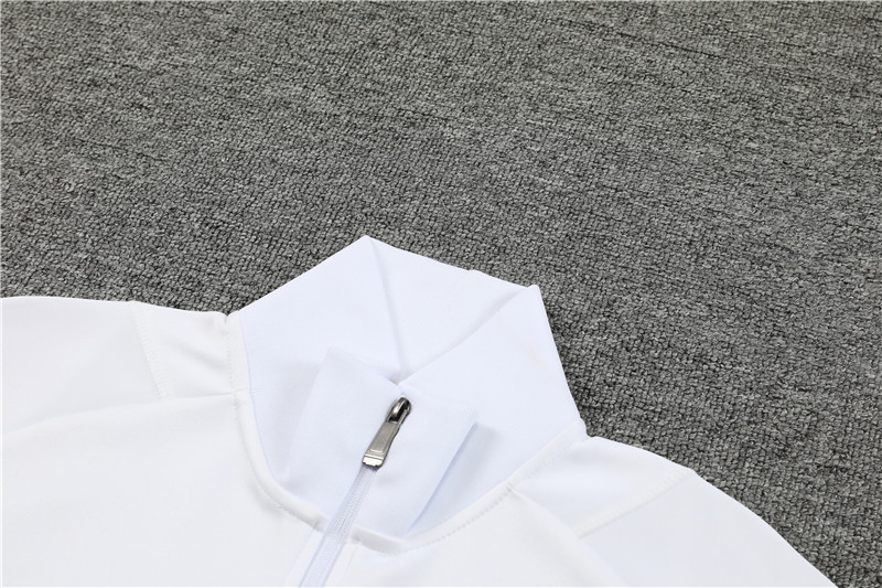 Manchester United 23-24 Jacket Training Tracksuit -White and Black