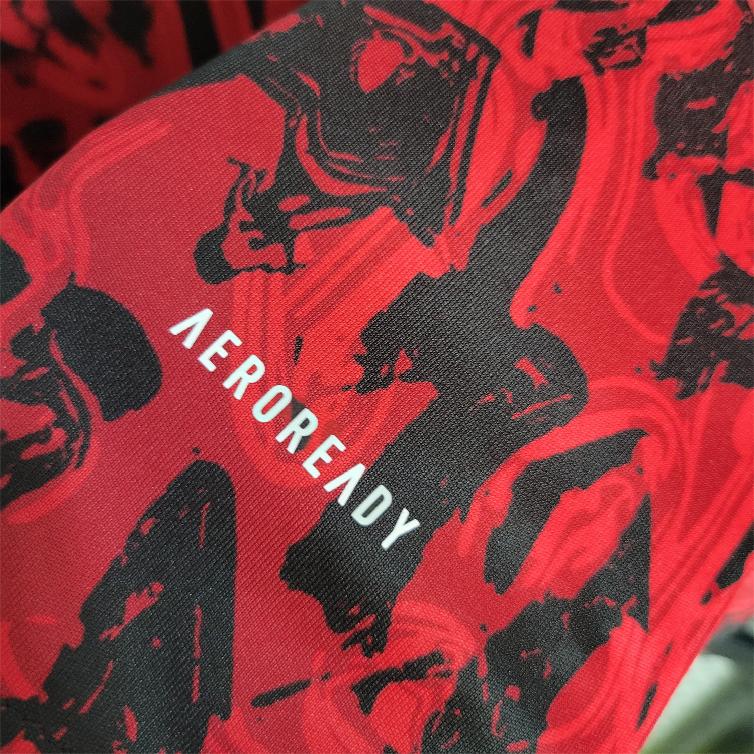 Manchester United 23-24 Red Black Training Jersey - Fans Version